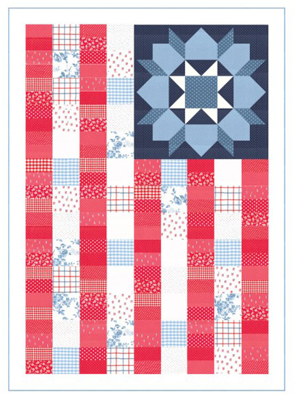 Red White And Swoon Pattern By Thimble Blossoms For Moda - Minimum Of 3