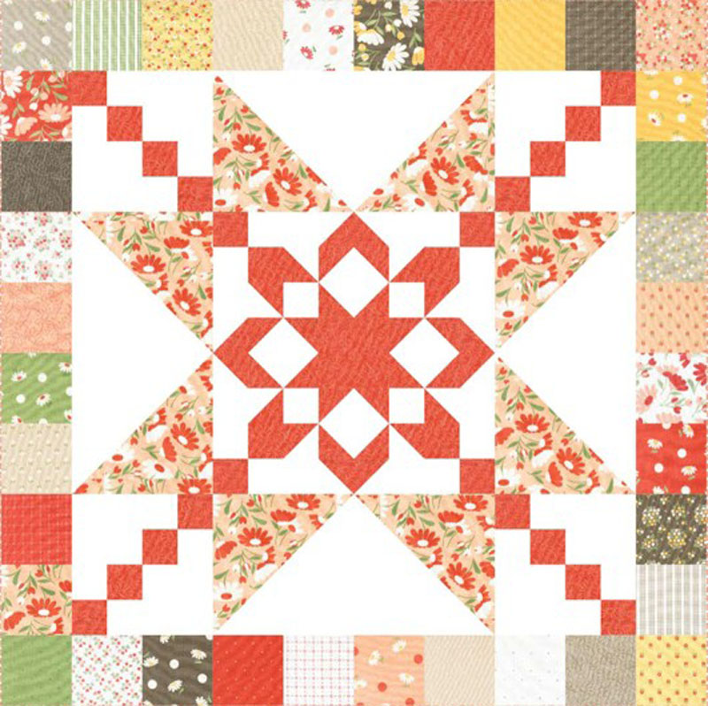 Barn Star Pattern By Coriander Quilts For Moda - Minimum Of 3