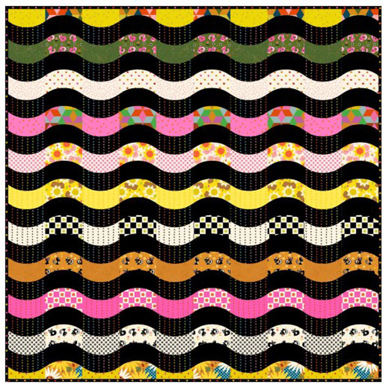 Ripple Chips Pattern By Holly Clarke Design For Moda - Minimum Of 3