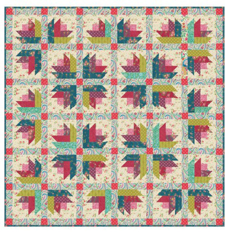 Tulip Trails Pattern By Crystal Manning For Moda - Minimum Of 3