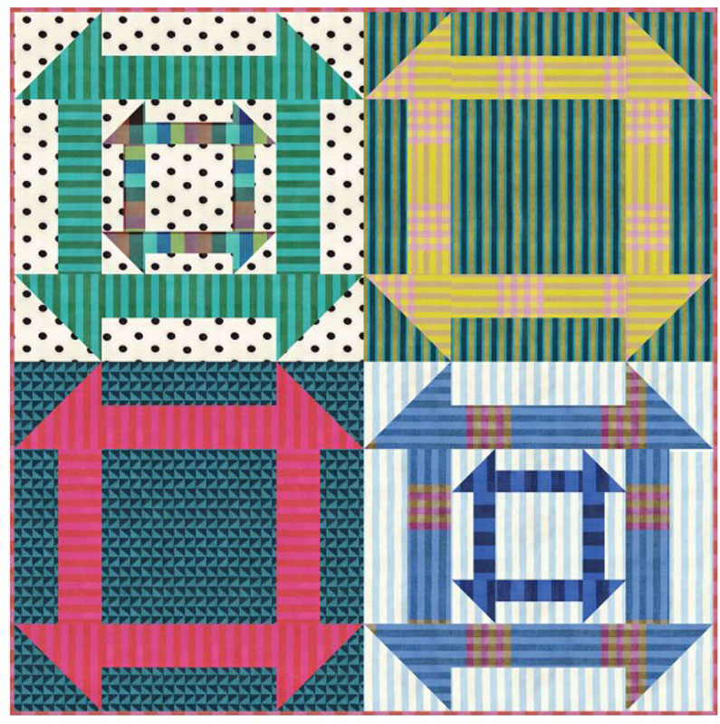 Pop Dash Pattern By Everyday Stitches For Moda - Minimum Of 3