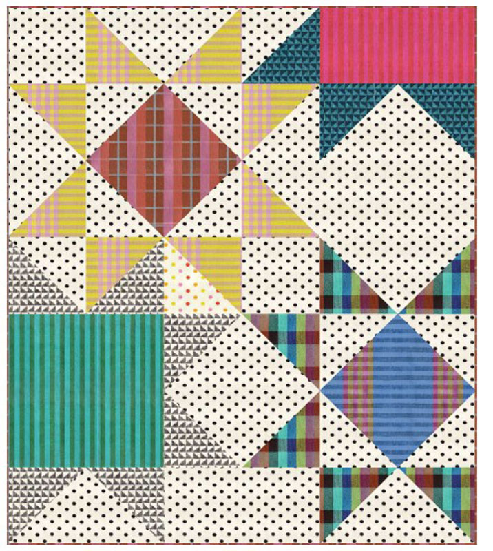 Easy Going Star Pattern By Nomadic Quilter For Moda - Minimum Of 3