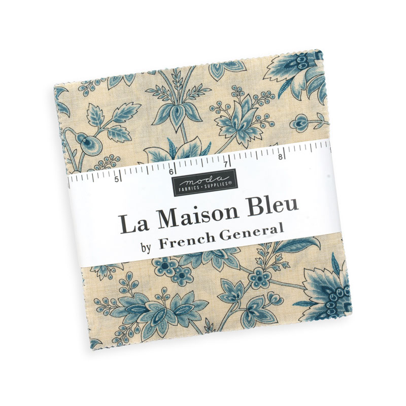 La Maison Bleu Charm Packs By Moda - Packs Of 12