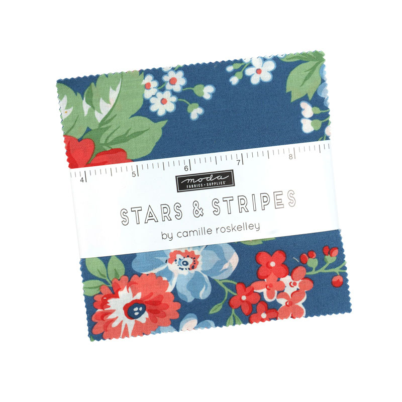 Stars And Stripes Charm Packs By Moda - Packs Of 12
