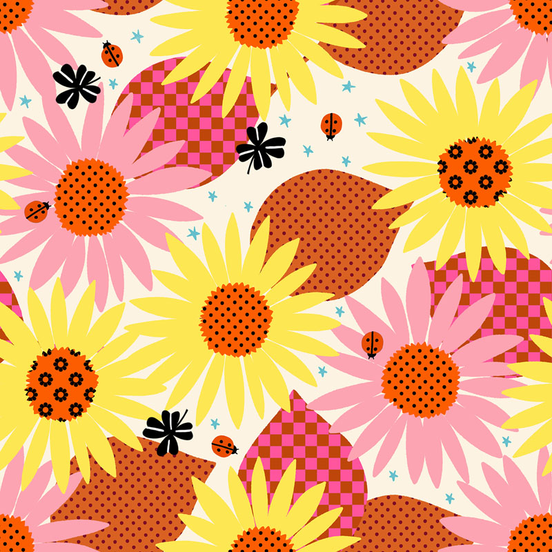 Daisy Days By Alexia Abegg Of Ruby Star Society For Moda - Natural