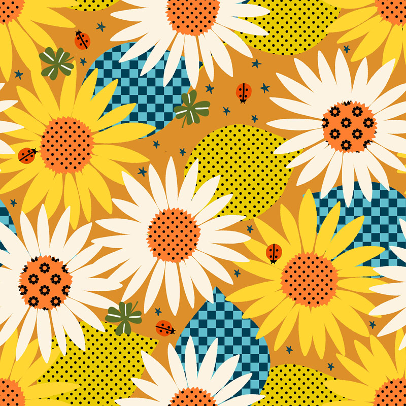 Daisy Days By Alexia Abegg Of Ruby Star Society For Moda - Honey