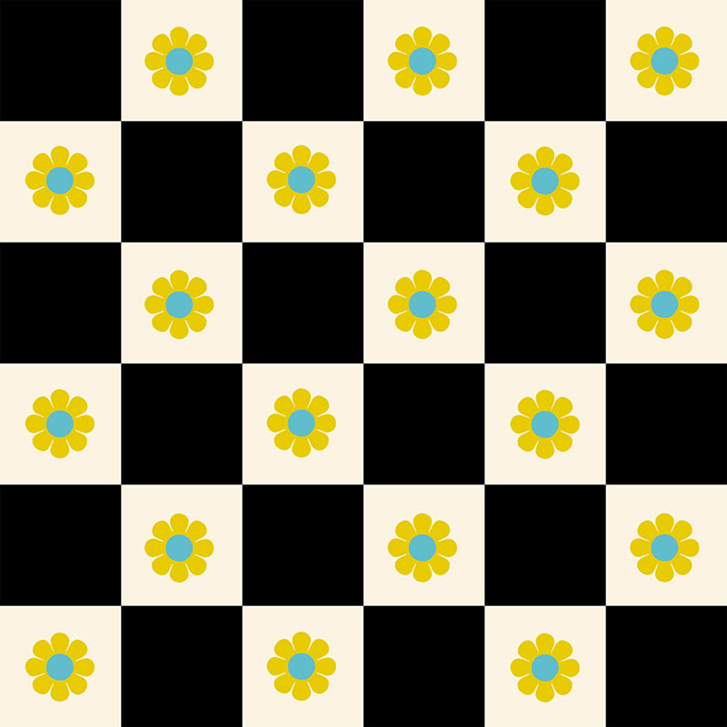 Daisy Days By Alexia Abegg Of Ruby Star Society For Moda - Black