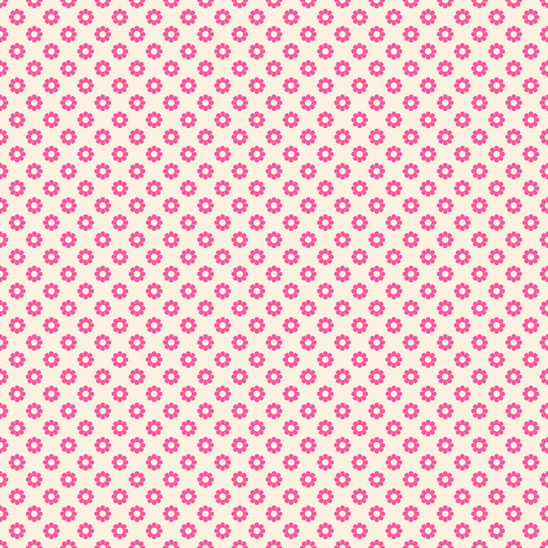 Daisy Days By Alexia Abegg Of Ruby Star Society For Moda - Neon Pink