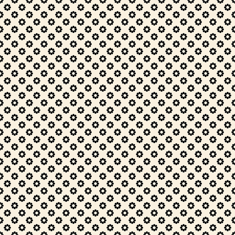 Daisy Days By Alexia Abegg Of Ruby Star Society For Moda - Black On Natural