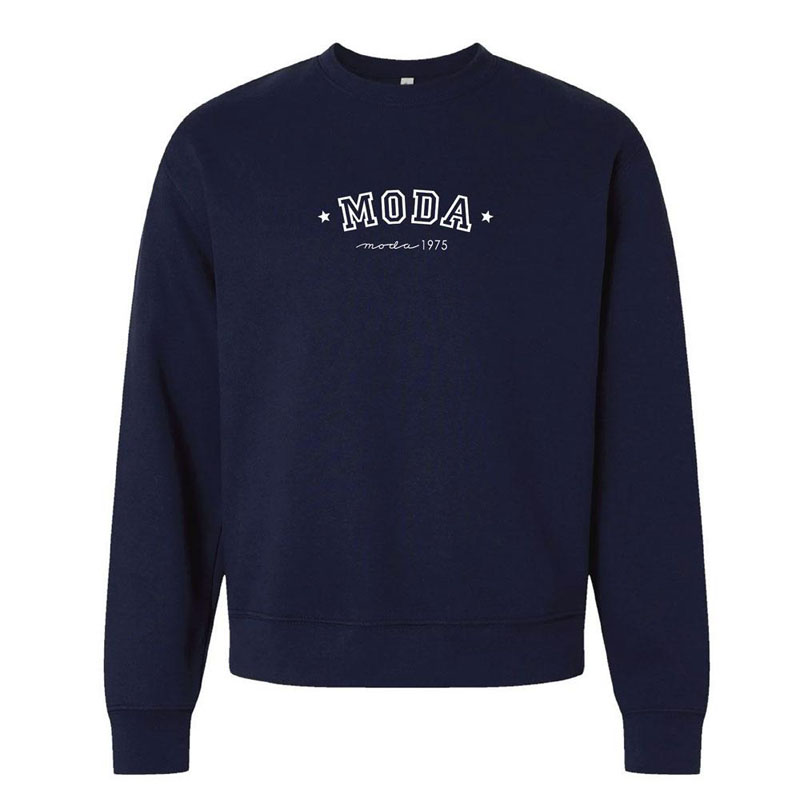 Moda Sweatshirt Small Navy 50% Cotton 50% Polyester By Moda