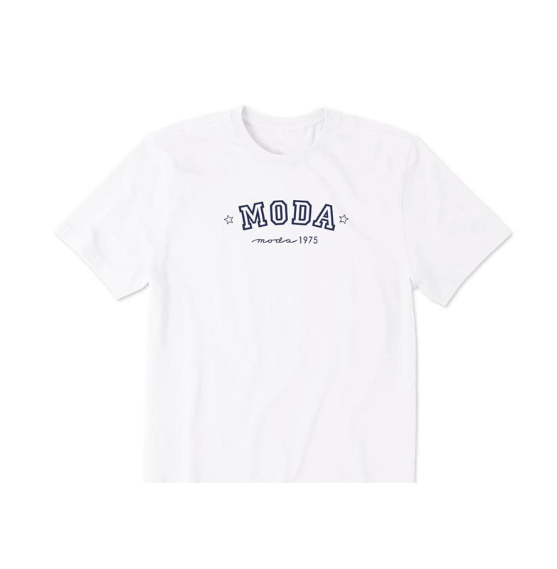 Moda Tshirt Large White 100% Cotton By Moda