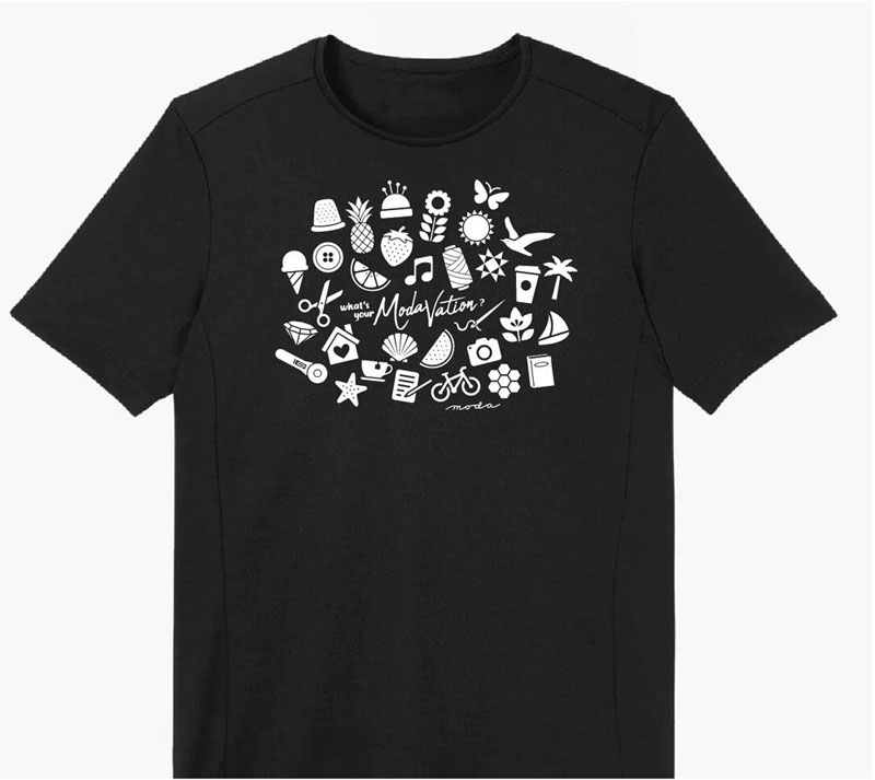 Modavation Tshirt 3xlarge Black 100% Cotton By Moda