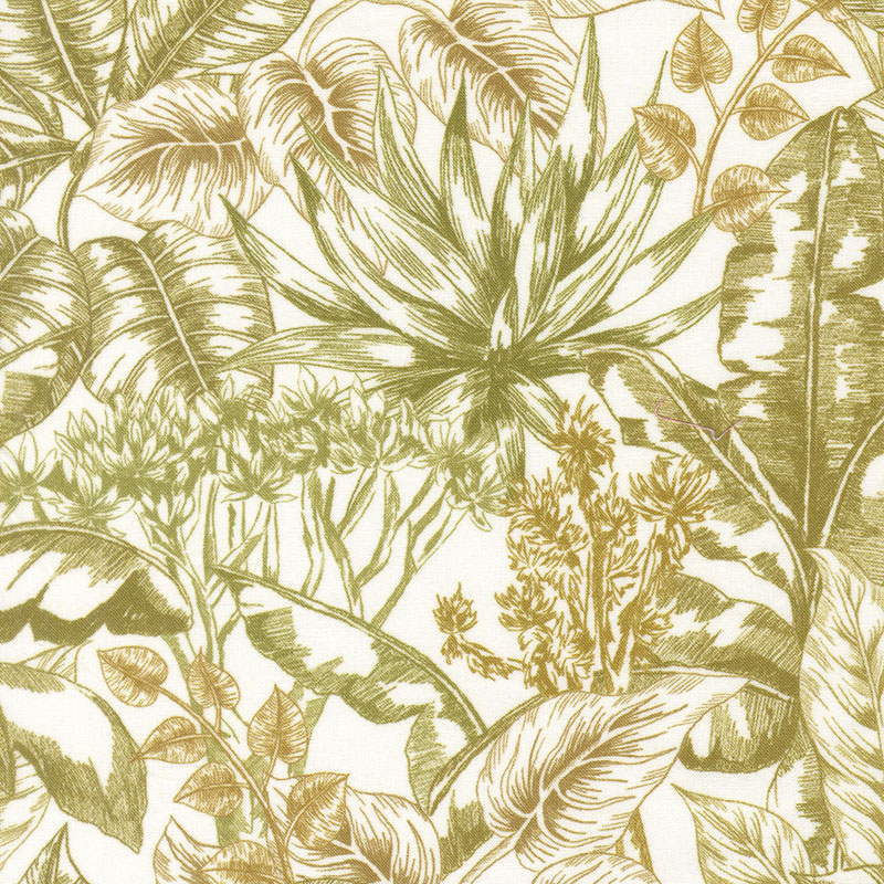 Safari Song By Watercolour Heart For Moda - Digital Print - Porcelain