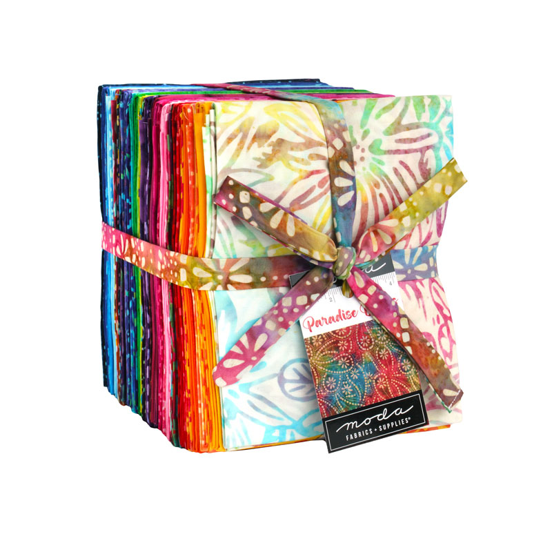 Paradise Batiks Fat 1/4\'s By Moda - 40 Pcs