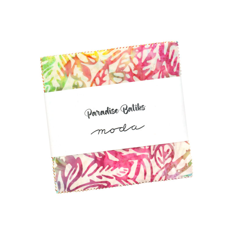 Paradise Batiks Charm Packs By Moda - Packs Of 12