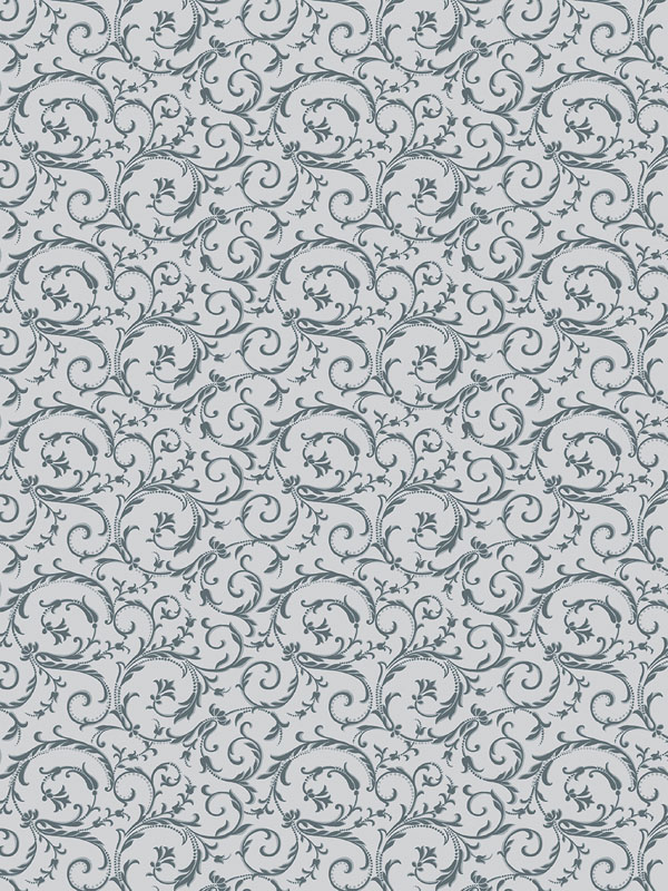 Scrolling Opulence 108" By Benartex - Slate