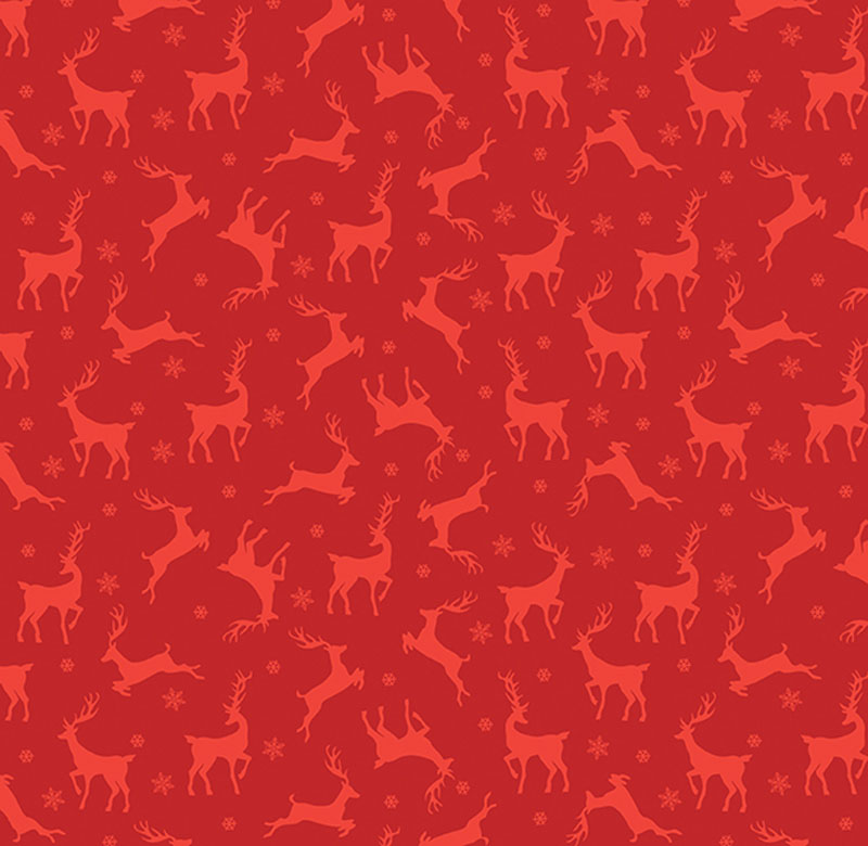 Joyful Keepsakes By Kanvas Studio For Benartex - True Red