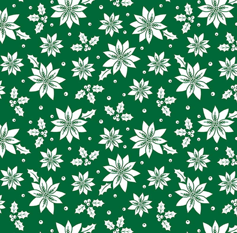 Joyful Keepsakes By Kanvas Studio For Benartex - Green/White