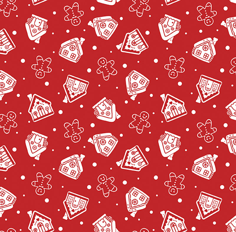 Joyful Keepsakes By Kanvas Studio For Benartex - Red/White