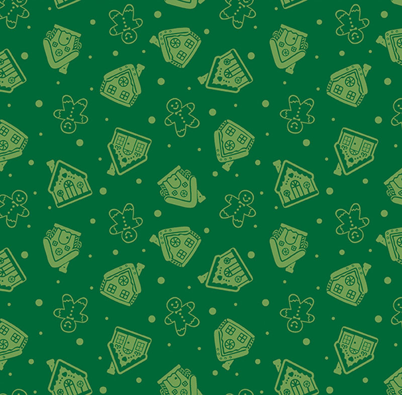 Joyful Keepsakes By Kanvas Studio For Benartex - Forest Green