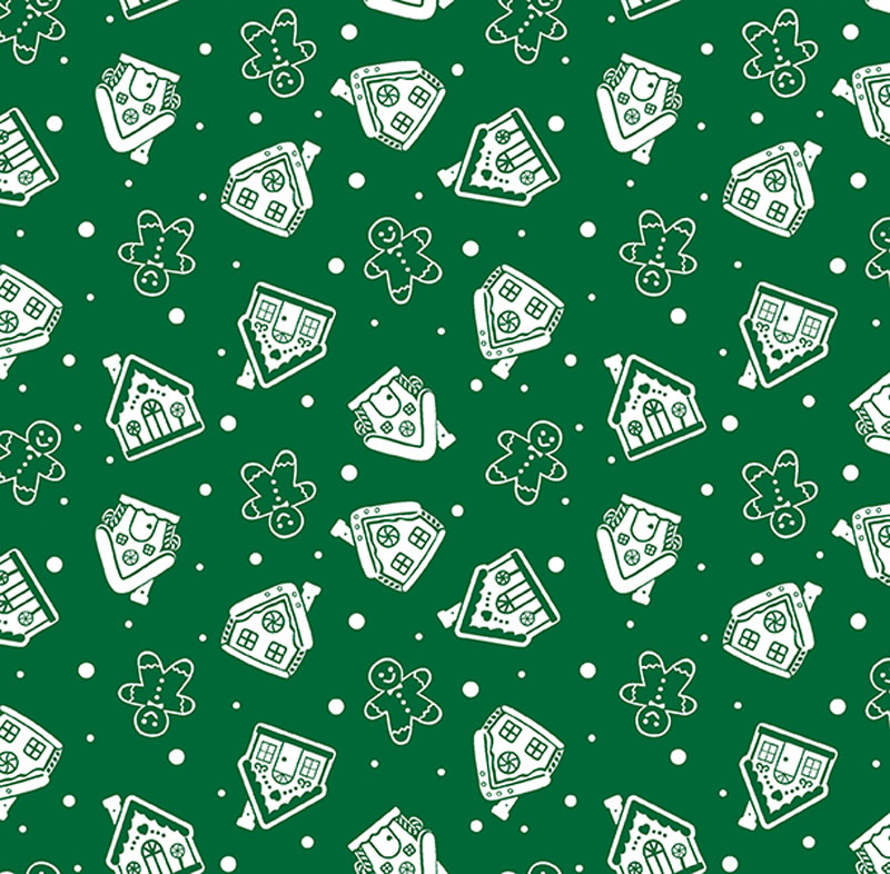 Joyful Keepsakes By Kanvas Studio For Benartex - Green/White