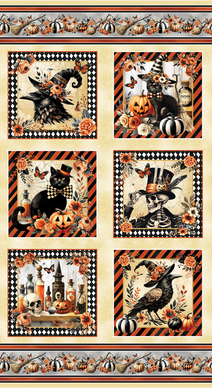 Midnight Magic By Kanvas Studio For Benartex - Panel - Multi