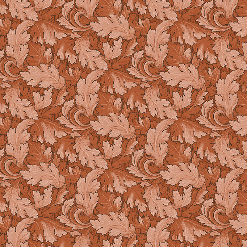 All About Seasons Autumn By Jackie Robinson For Benartex - Red Clay