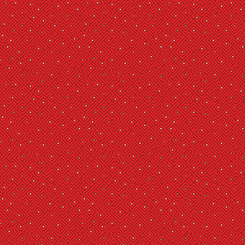 Christmas Elegance By Contempo Studio For Benartex - Garnet