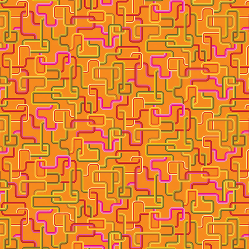Flower Power Forever By Maude Macdonald For Benartex - Tang