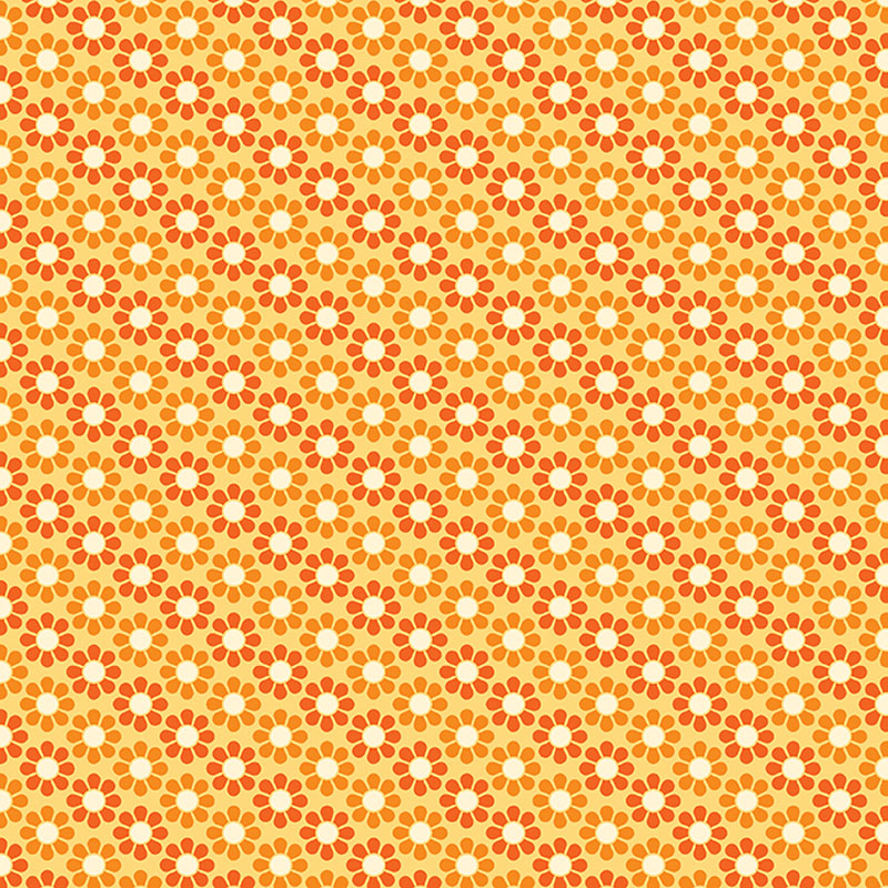 Flower Power Forever By Maude Macdonald For Benartex - Tang