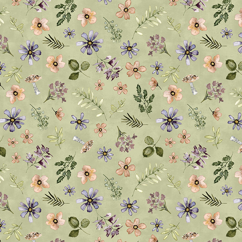 River Life By Belle Of Seams Sew Me For Benartex - Leaf