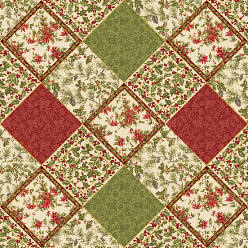 Aprils Winter Charm By April Cornell For Benartex - Cream/Multi