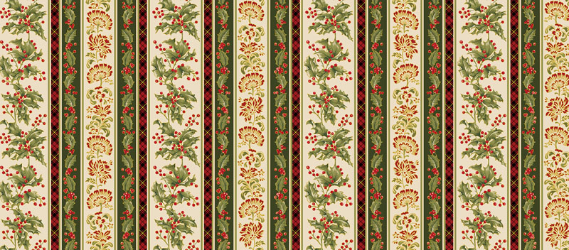 Aprils Winter Charm By April Cornell For Benartex - Natural/Pine