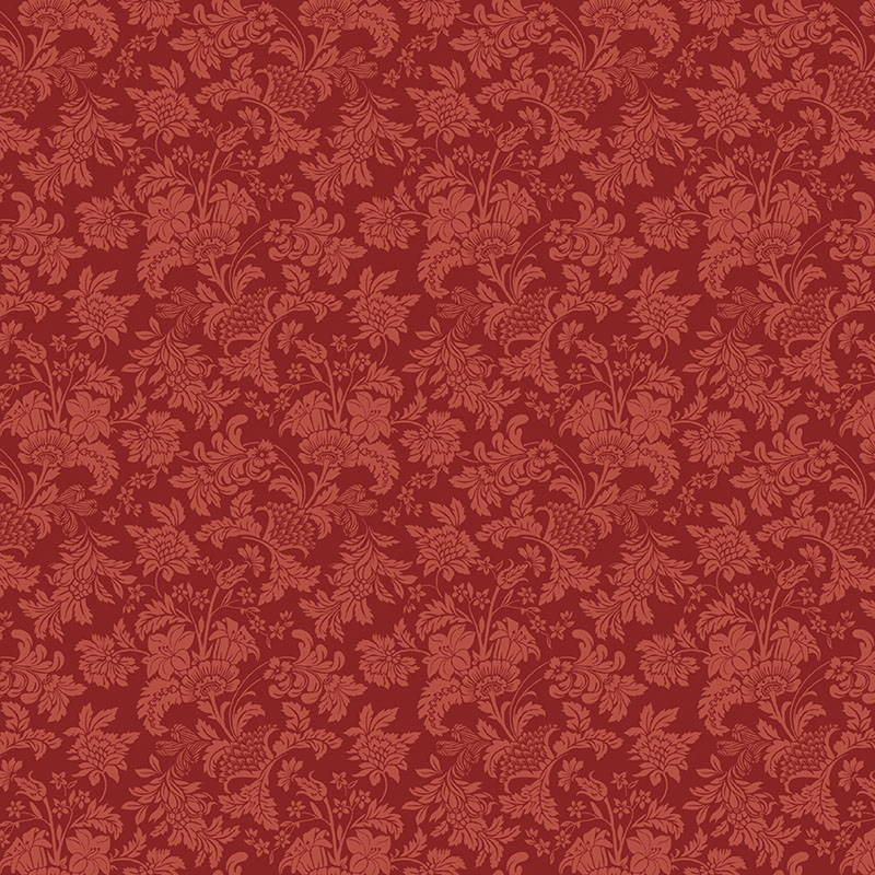Aprils Winter Charm By April Cornell For Benartex - Red
