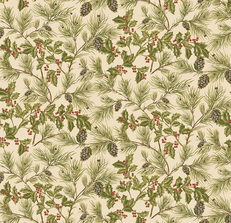 Aprils Winter Charm By April Cornell For Benartex - Natural