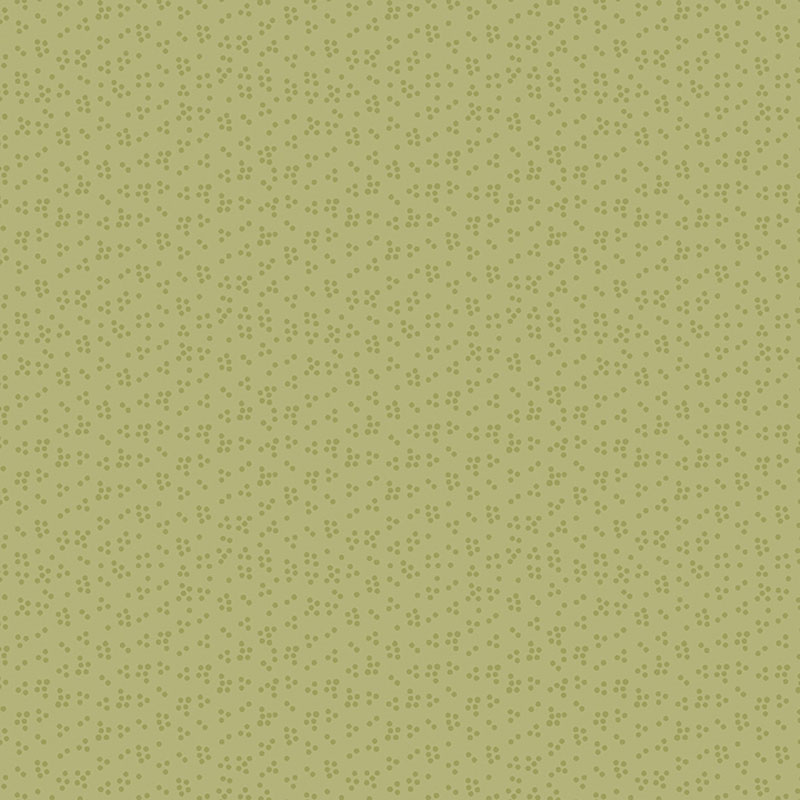 Aprils Winter Charm By April Cornell For Benartex - Light Moss