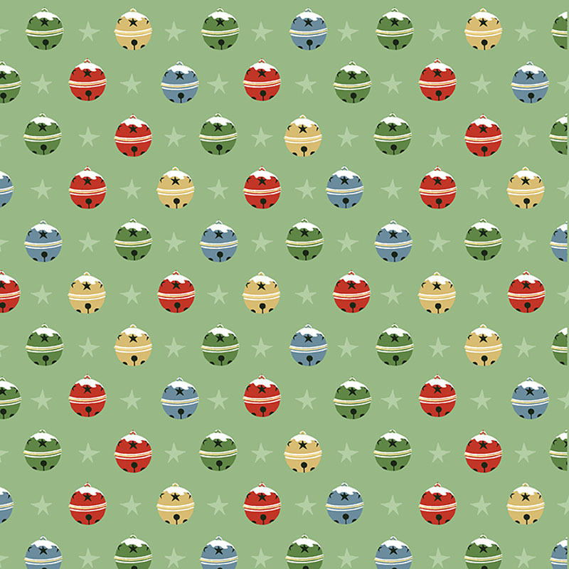 Jingle Town By Maja Lindberg For Benartex - Green