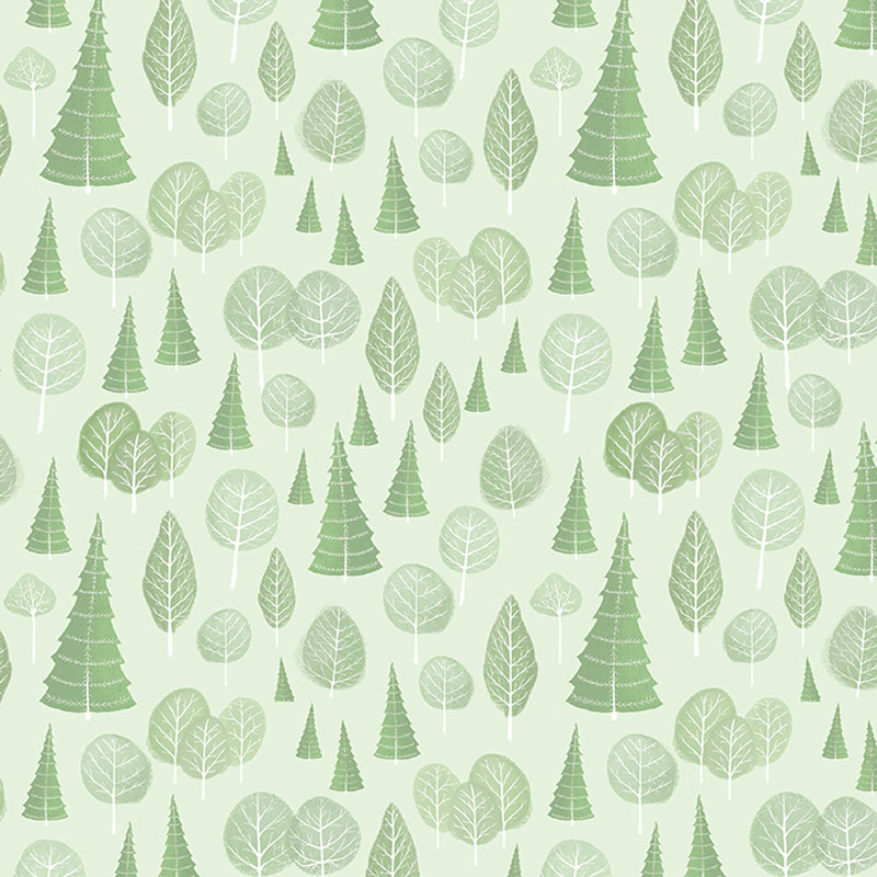 Jingle Town By Maja Lindberg For Benartex - Light Mint