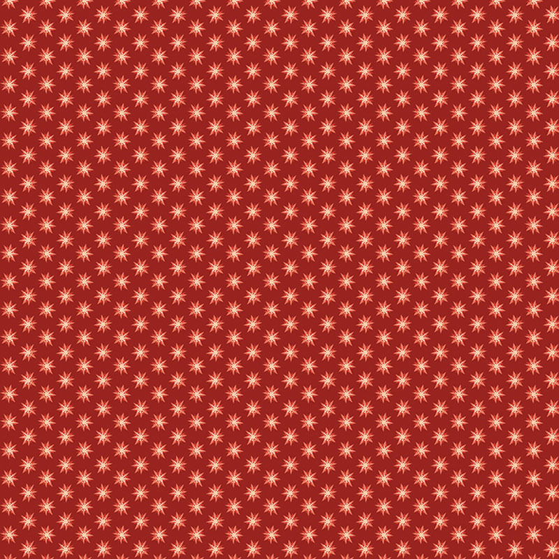 Jingle Town By Maja Lindberg For Benartex - Dark Red
