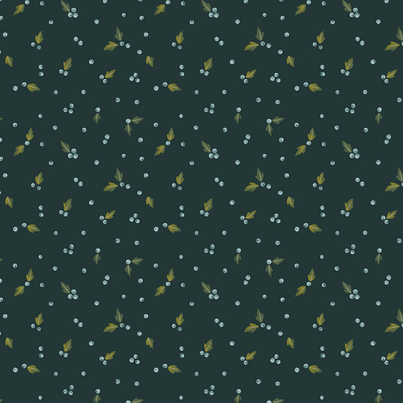 Heart Of Christmas By Fox And Fables For Benartex - Navy