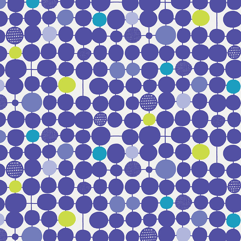 Modern Color By Contempo Studio For Benartex - Purple/Multi