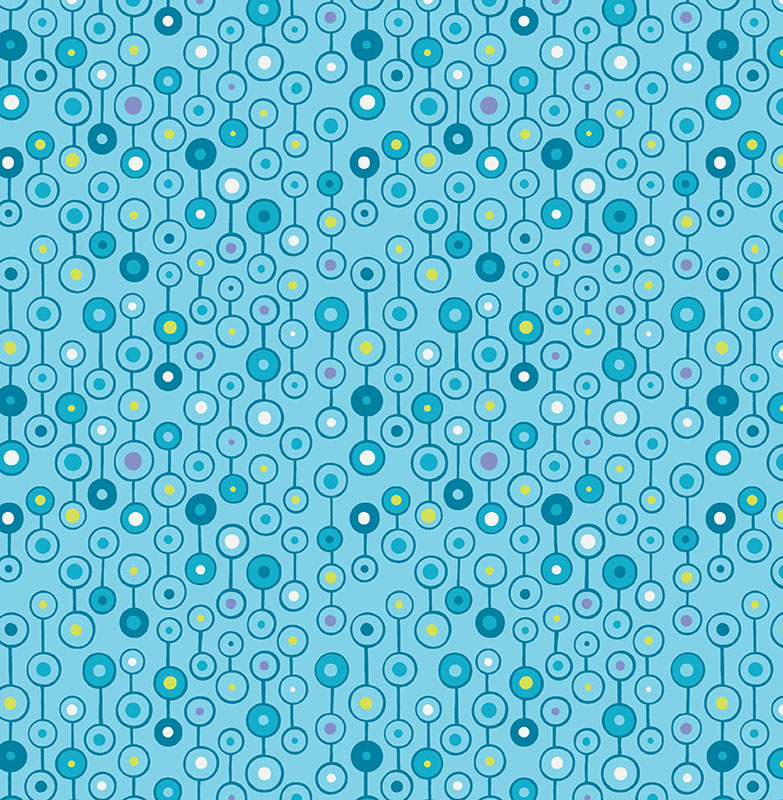Modern Color By Contempo Studio For Benartex - Medium Turquoise