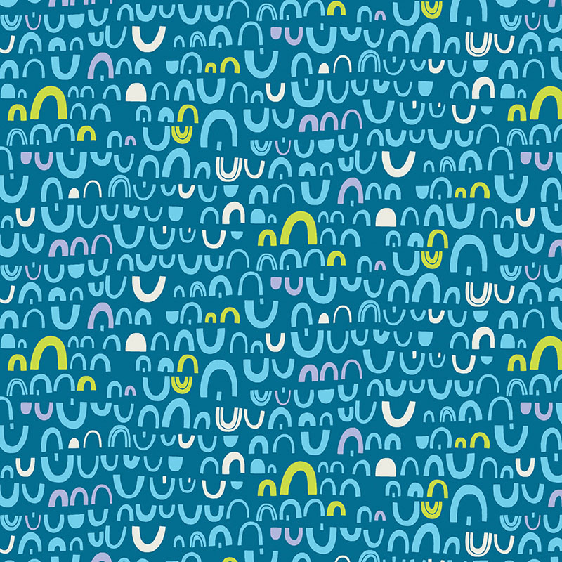Modern Color By Contempo Studio For Benartex - Dark Teal