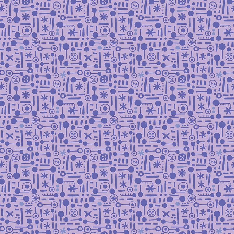 Modern Color By Contempo Studio For Benartex - Lavender