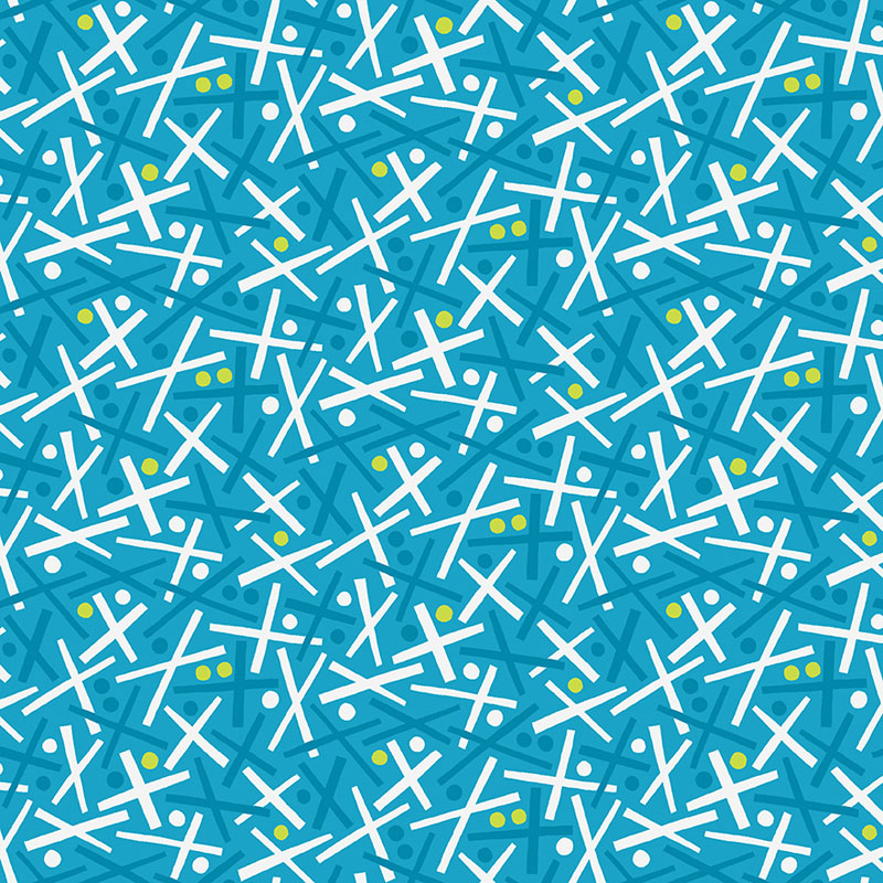 Modern Color By Contempo Studio For Benartex - Teal