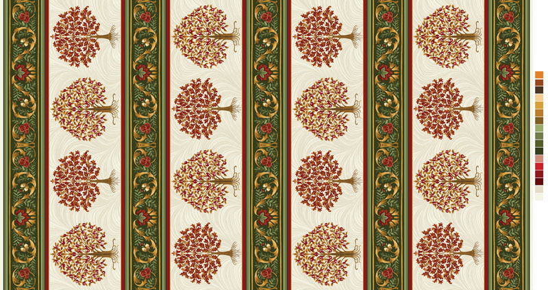All About Seasons Autumn By Jackie Robinson For Benartex - Clay/Multi