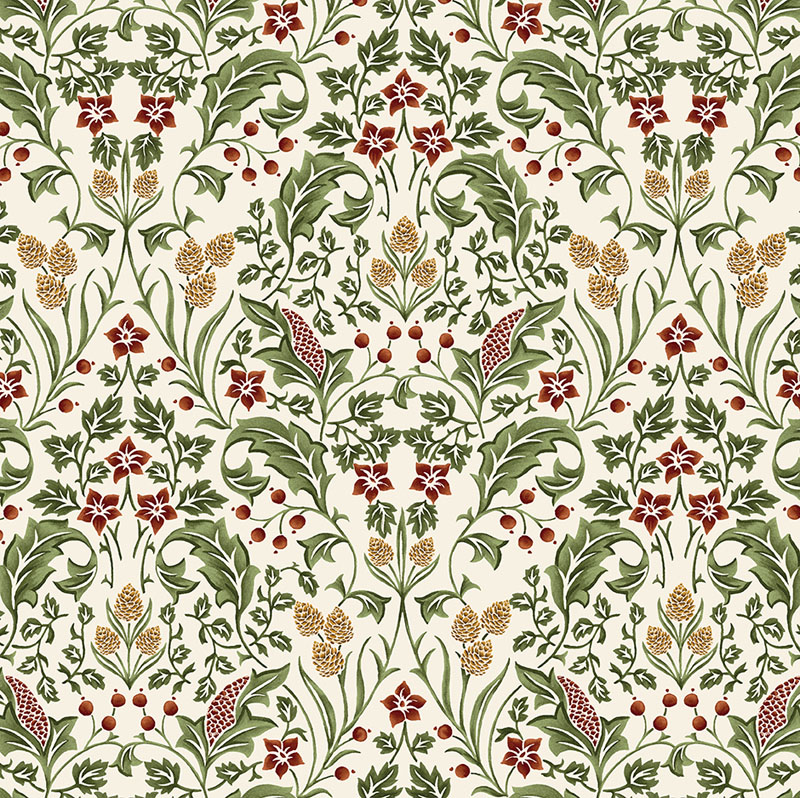 All About Seasons Autumn By Jackie Robinson For Benartex - Cream