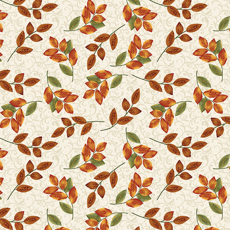 All About Seasons Autumn By Jackie Robinson For Benartex - Cream