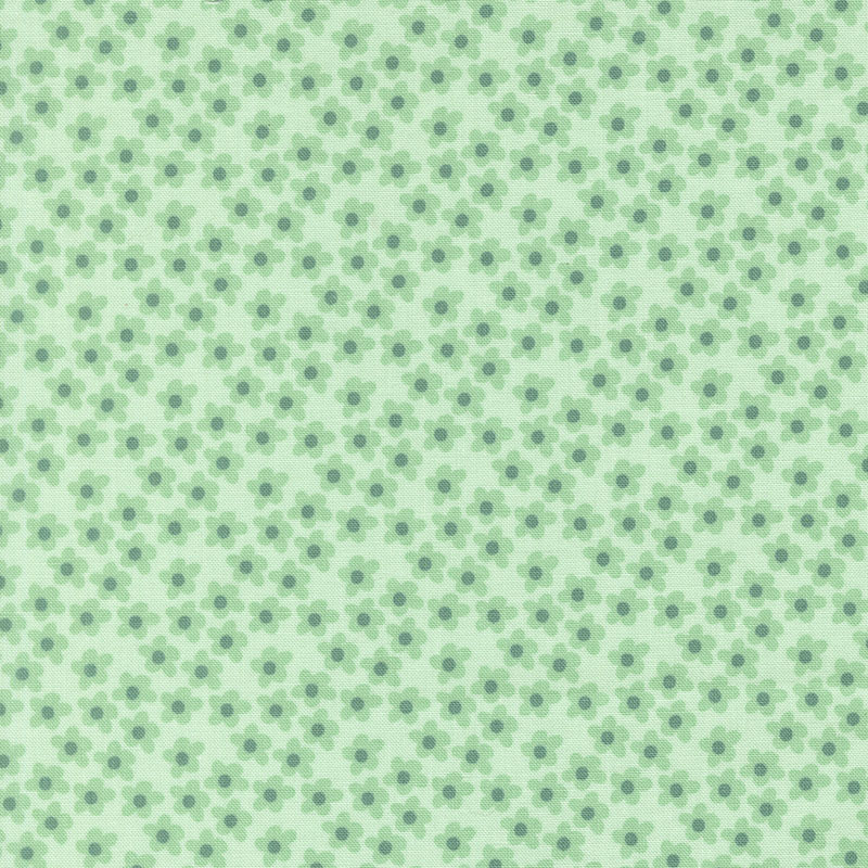 Toast And Jam By Elizabeth Hartman For Moda - Cool Mint