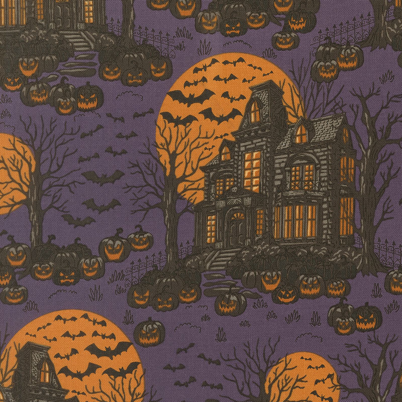 Gothic Haunt By Stacy Iest Hsu For Moda - Purple Haze